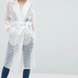 ASOS Organza Belted Coat